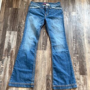 Cinch Blue Flare Wide Leg Jeans